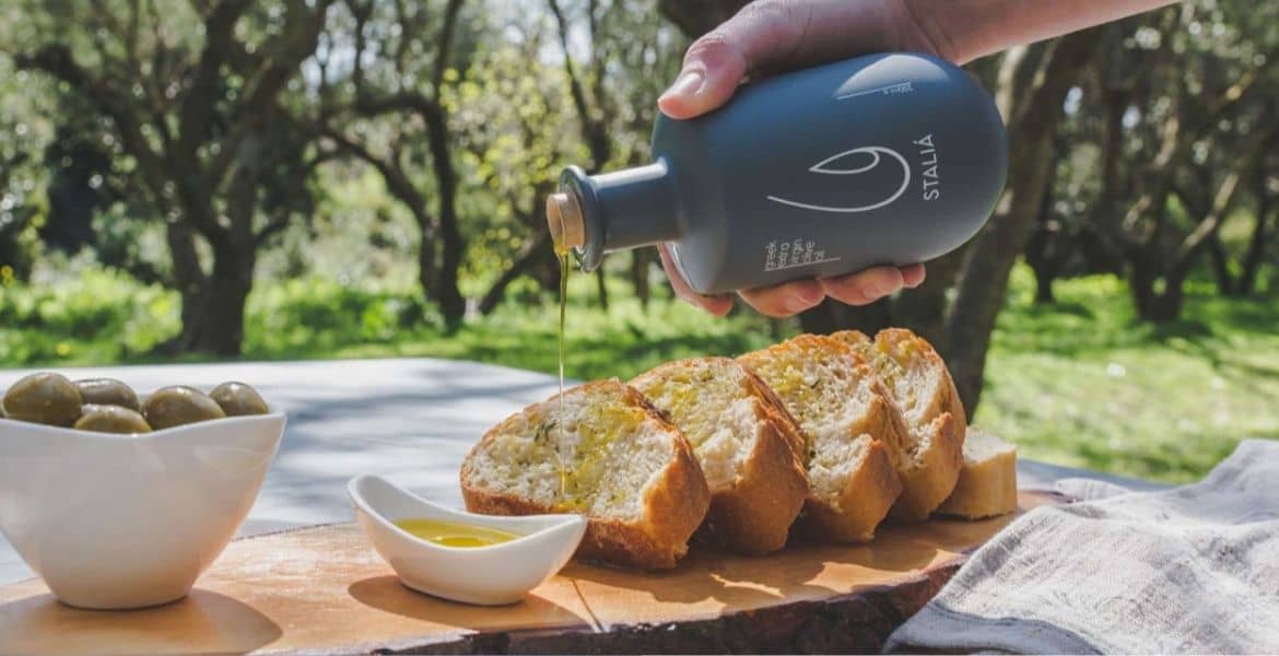 Stalia Olivenöl ►Olivenöl in einer schönen grauen Flasche| GOURMETmanufactory