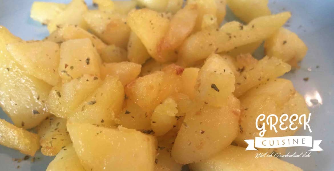 Griechisches Pommes mit Oregano ▶︎ Kartoffeln mit Kräuter und Olivenöl I GREEKCUISINEmagazine