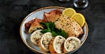 Gefüllter Tintenfisch mit Reis ▶︎ griechisches Rezept mit Meeresfrüchte I GREEKCUISINEmagazine