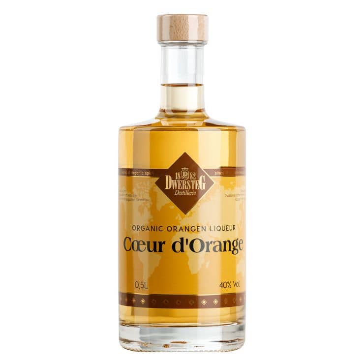 Coeur d'Orange Orangen-Liqueur Organic Ein einzigartiger Liqueur aus edlen Weindestillaten und dem intensiven Aroma mediterraner Bitterorangen
