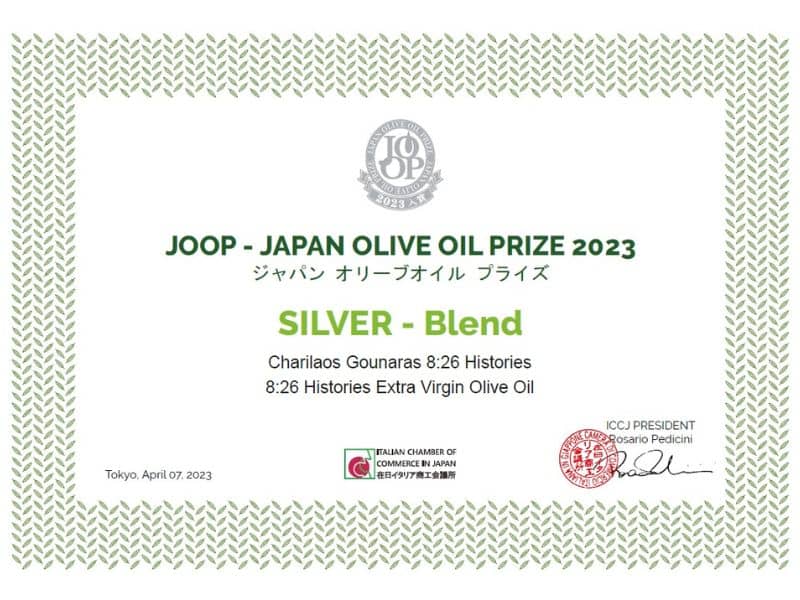 Olivenöl Awards Japan